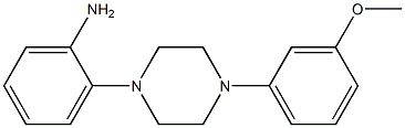 2-[4-(3-methoxyphenyl)piperazin-1-yl]aniline 结构式