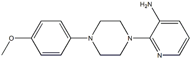 2-[4-(4-methoxyphenyl)piperazin-1-yl]pyridin-3-amine 结构式