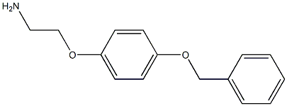 2-[4-(benzyloxy)phenoxy]ethanamine 结构式