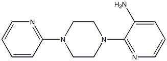 2-[4-(pyridin-2-yl)piperazin-1-yl]pyridin-3-amine 结构式