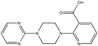 2-[4-(pyrimidin-2-yl)piperazin-1-yl]pyridine-3-carboxylic acid 结构式