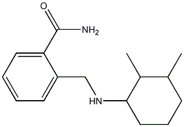 2-{[(2,3-dimethylcyclohexyl)amino]methyl}benzamide 结构式