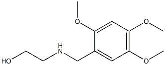 2-{[(2,4,5-trimethoxyphenyl)methyl]amino}ethan-1-ol 结构式