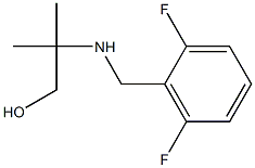 2-{[(2,6-difluorophenyl)methyl]amino}-2-methylpropan-1-ol 结构式