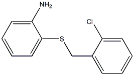 2-{[(2-chlorophenyl)methyl]sulfanyl}aniline 结构式