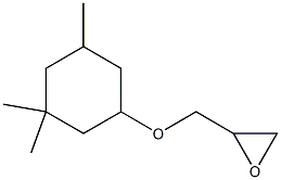 2-{[(3,3,5-trimethylcyclohexyl)oxy]methyl}oxirane 结构式