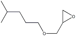 2-{[(4-methylpentyl)oxy]methyl}oxirane 结构式
