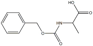 2-{[(benzyloxy)carbonyl]amino}propanoic acid 结构式