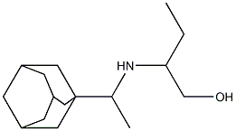 2-{[1-(adamantan-1-yl)ethyl]amino}butan-1-ol 结构式