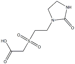 2-{[2-(2-oxoimidazolidin-1-yl)ethane]sulfonyl}acetic acid 结构式