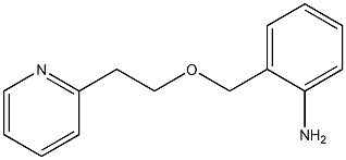 2-{[2-(pyridin-2-yl)ethoxy]methyl}aniline 结构式