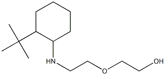 2-{2-[(2-tert-butylcyclohexyl)amino]ethoxy}ethan-1-ol 结构式