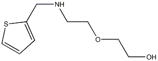 2-{2-[(thiophen-2-ylmethyl)amino]ethoxy}ethan-1-ol 结构式