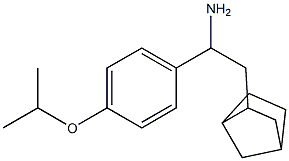 2-{bicyclo[2.2.1]heptan-2-yl}-1-[4-(propan-2-yloxy)phenyl]ethan-1-amine 结构式