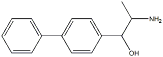 2-amino-1-(4-phenylphenyl)propan-1-ol 结构式