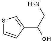 2-amino-1-thien-3-ylethanol 结构式