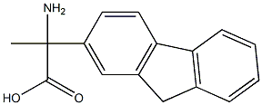 2-amino-2-(9H-fluoren-2-yl)propanoic acid 结构式