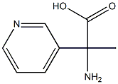 2-amino-2-pyridin-3-ylpropanoic acid 结构式