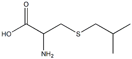 2-amino-3-(isobutylthio)propanoic acid 结构式