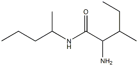 2-amino-3-methyl-N-(1-methylbutyl)pentanamide 结构式