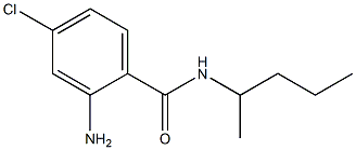 2-amino-4-chloro-N-(pentan-2-yl)benzamide 结构式