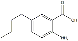 2-amino-5-butylbenzoic acid 结构式