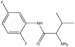 2-amino-N-(2,5-difluorophenyl)-3-methylbutanamide 结构式