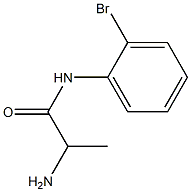 2-amino-N-(2-bromophenyl)propanamide 结构式