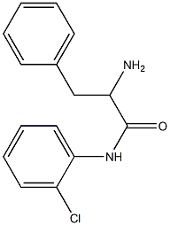 2-amino-N-(2-chlorophenyl)-3-phenylpropanamide 结构式