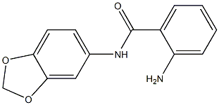 2-amino-N-(2H-1,3-benzodioxol-5-yl)benzamide 结构式
