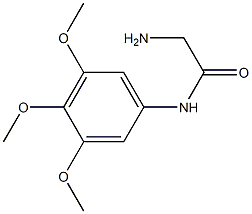 2-amino-N-(3,4,5-trimethoxyphenyl)acetamide 结构式