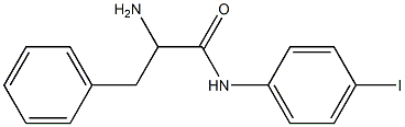 2-amino-N-(4-iodophenyl)-3-phenylpropanamide 结构式