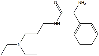 2-amino-N-[3-(diethylamino)propyl]-2-phenylacetamide 结构式