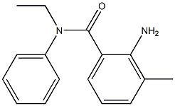 2-amino-N-ethyl-3-methyl-N-phenylbenzamide 结构式