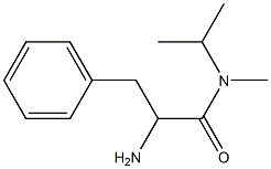 2-amino-N-isopropyl-N-methyl-3-phenylpropanamide 结构式