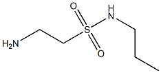 2-amino-N-propylethanesulfonamide 结构式