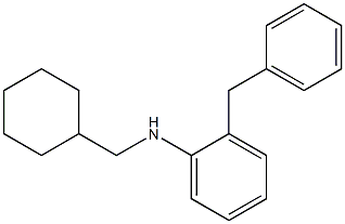 2-benzyl-N-(cyclohexylmethyl)aniline 结构式