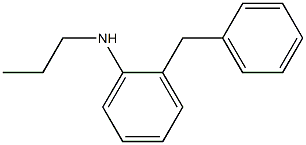 2-benzyl-N-propylaniline 结构式