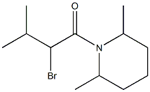2-bromo-1-(2,6-dimethylpiperidin-1-yl)-3-methylbutan-1-one 结构式