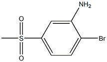 2-bromo-5-methanesulfonylaniline 结构式