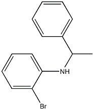 2-bromo-N-(1-phenylethyl)aniline 结构式