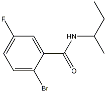 2-bromo-N-(sec-butyl)-5-fluorobenzamide 结构式