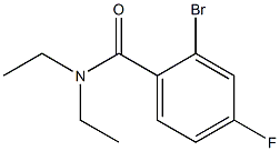 2-bromo-N,N-diethyl-4-fluorobenzamide 结构式