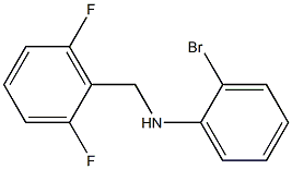 2-bromo-N-[(2,6-difluorophenyl)methyl]aniline 结构式