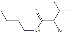 2-bromo-N-butyl-3-methylbutanamide 结构式