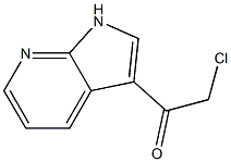2-chloro-1-{1H-pyrrolo[2,3-b]pyridin-3-yl}ethan-1-one 结构式