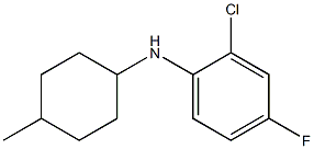 2-chloro-4-fluoro-N-(4-methylcyclohexyl)aniline 结构式