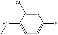 2-chloro-4-fluoro-N-methylaniline 结构式