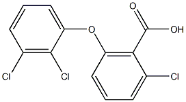 2-chloro-6-(2,3-dichlorophenoxy)benzoic acid 结构式