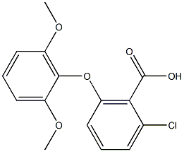 2-chloro-6-(2,6-dimethoxyphenoxy)benzoic acid 结构式